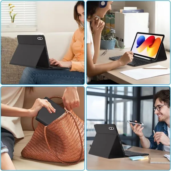 TECH-PROTECT SC PEN + KEYBOARD XIAOMI POCO PAD M1/REDMI PAD 2 PRO 12.1 BLACK - Image 9