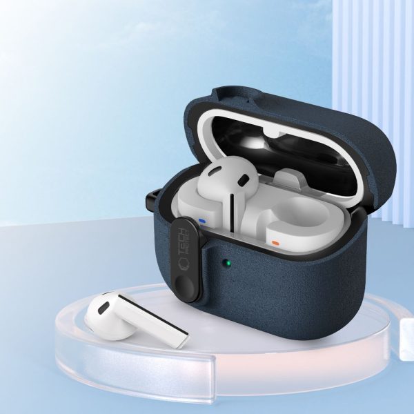 TECH-PROTECT SLIM HOOK SAMSUNG GALAXY BUDS 3/3 FE/3 PRO FLUFFY BLUE - Image 6