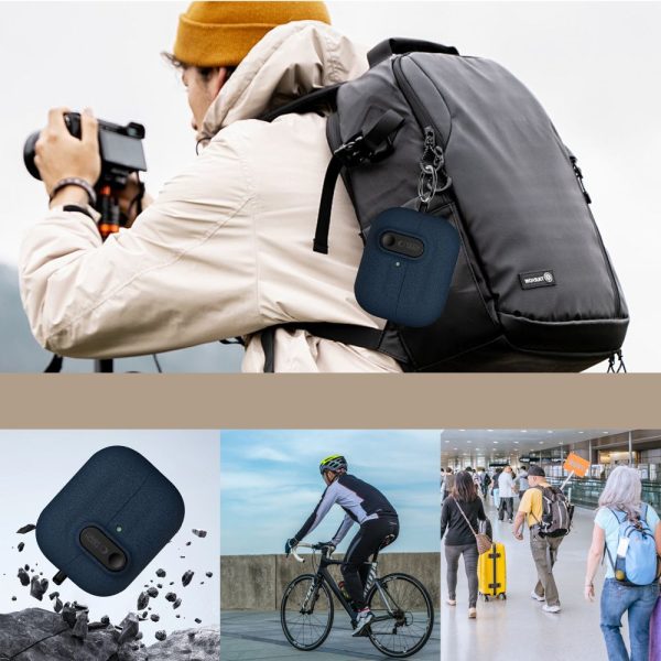 TECH-PROTECT SLIM HOOK SAMSUNG GALAXY BUDS 3/3 FE/3 PRO FLUFFY BLUE - Image 9