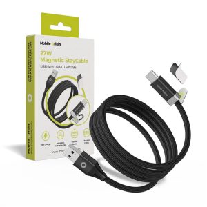 Mobile Origin 27W Magnetic StayCable USB-C to USB-A 1.5m CB6