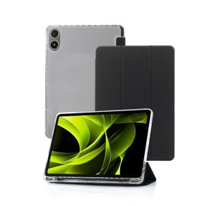 Προστατευτική θήκη Mobile Origin Easy Tablet Case για Xiaomi Redmi Pad Pro με διάφανη πλάτη και μαύρο κάλυμμα