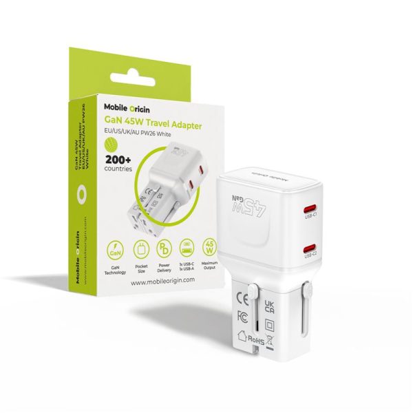 Mobile Origin 45W Travel Adapter