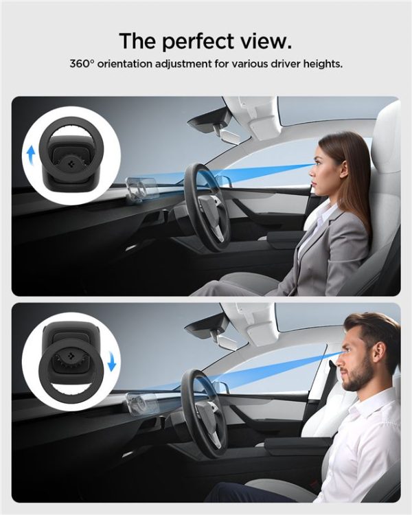 Βάση Αυτοκινήτου Spigen Tesla Airvent MagSafe Mount TAM100 για Tesla Model 3 (2024) / Y (Juniper) – Black (ACP10259) - Image 10