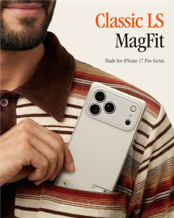 Θήκη Spigen Classic LS MagSafe για iPhone 17 Pro Max - Stone (ACS10478) - Image 10