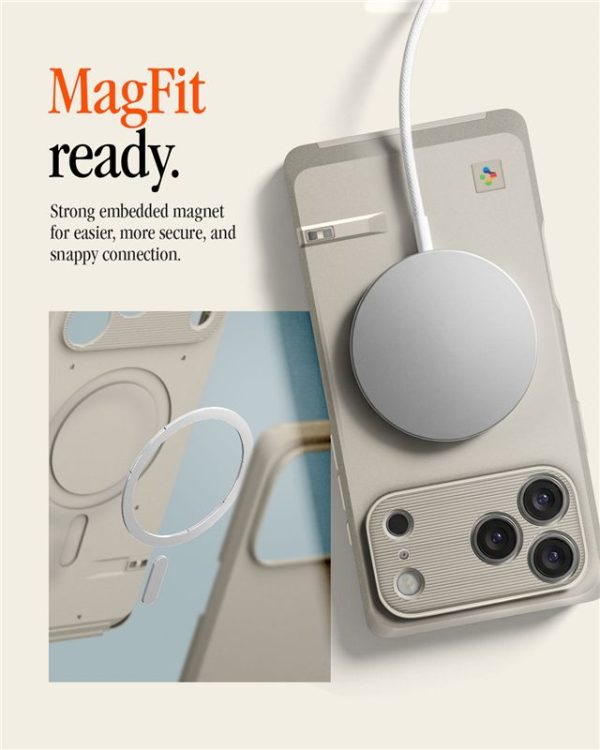 Θήκη Spigen Classic LS MagSafe για iPhone 17 Pro Max - Stone (ACS10478) - Image 12
