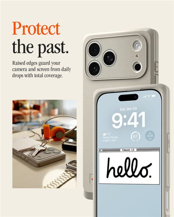 Θήκη Spigen Classic LS MagSafe για iPhone 17 Pro - Stone (ACS10479) - Image 10