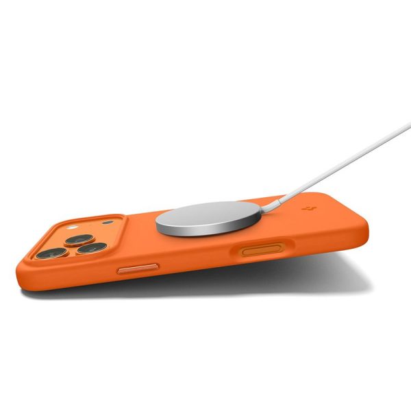 Θήκη Spigen Silicone Fit Mag MagSafe για iPhone 17 Pro Max – Cosmic Orange (ACS11378) - Image 9