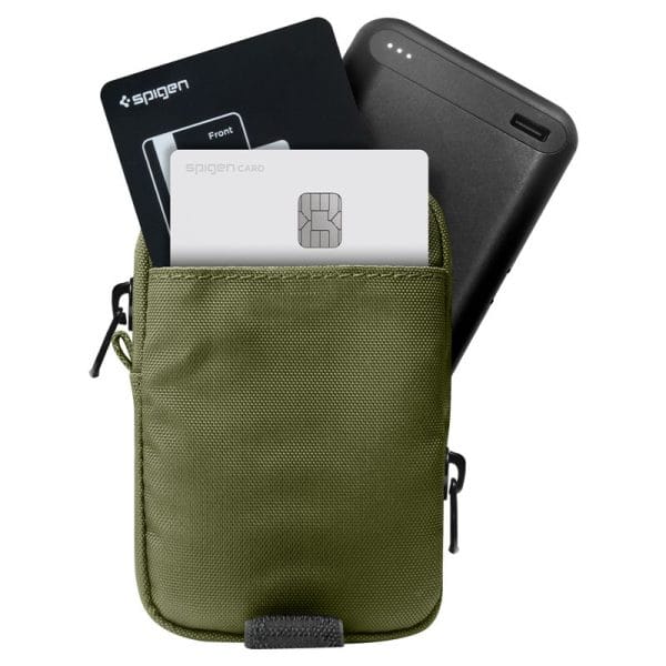 Organizer Πορτοφόλι MagSafe Spigen TintapZip Portable Pouch Olive Green (AFA10227) - Image 4