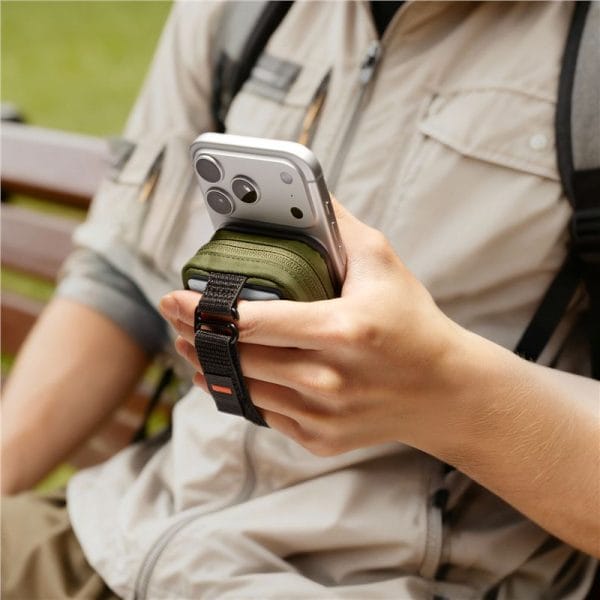 Organizer Πορτοφόλι MagSafe Spigen TintapZip Portable Pouch Olive Green (AFA10227) - Image 7