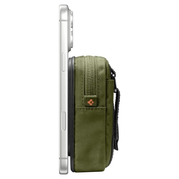Organizer Πορτοφόλι MagSafe Spigen TintapZip Portable Pouch Olive Green (AFA10227) - Image 15