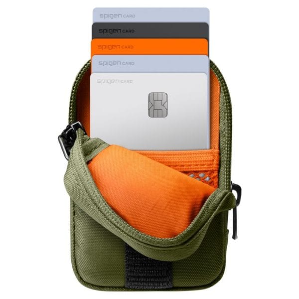 Organizer Πορτοφόλι MagSafe Spigen TintapZip Portable Pouch Olive Green (AFA10227) - Image 13