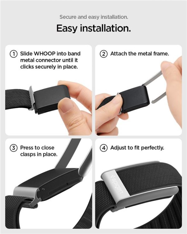 Λουράκι Spigen Fabric Band WBF3 για Whoop 5.0 - Black (AMP10187) - Image 10