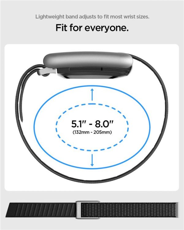 Λουράκι Spigen Fabric Band WBF3 για Whoop 5.0 - Black (AMP10187) - Image 11