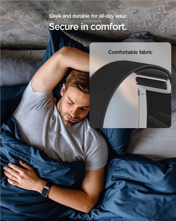 Λουράκι Spigen Fabric Band WBF3 για Whoop 5.0 - Black (AMP10187) - Image 12
