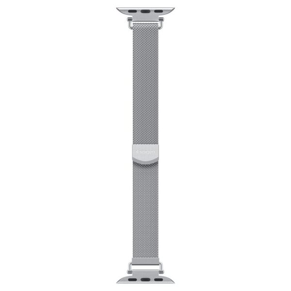 Μεταλλικό Λουράκι Spigen Metal Band για Apple Watch 42mm / 41mm / 40mm – Silver (AMP10498) - Image 7