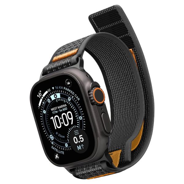 Λουράκι Spigen Athlex Air 2 Active Band για Apple Watch 49mm / 46mm / 45mm / 44mm – Black / Orange (AMP10607) - Image 10