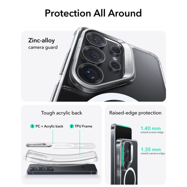 ESR CLASSIC HYBRID KICKSTAND MAGSAFE GALAXY S26 ULTRA CLEAR - Image 2