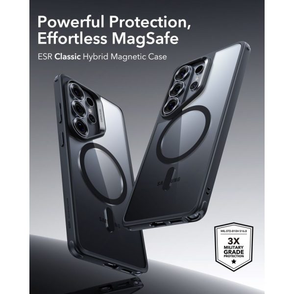 ESR CLASSIC HYBRID MAGSAFE GALAXY S26 ULTRA CLEAR/BLACK - Image 6