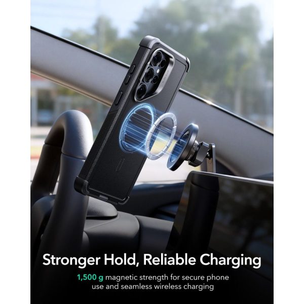 ESR CYBER TOUGH KICKSTAND MAGSAFE GALAXY S26 ULTRA BLACK - Image 6