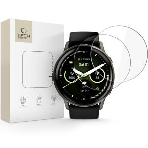 FOLIA HYDROŻELOWA TECH-PROTECT HYDRO FLEX+ 2-PACK GARMIN VENU 4 (45 MM) CLEAR