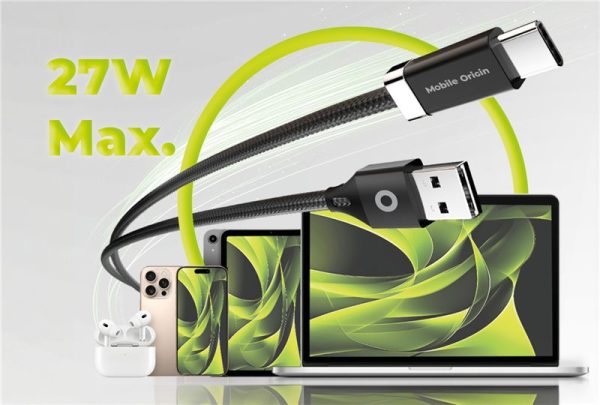 Mobile Origin 27W Magnetic StayCable USB-C to USB-A 1.5m CB6 (MO-27WMS-CB6) - Image 12