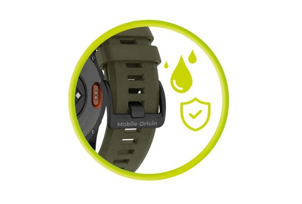 Mobile Origin Easy Strap Watch 22mm Dark Green (MO-ES22-DGRN) - Image 2