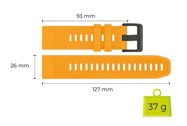 Mobile Origin Easy Strap Watch 26mm Yellow (MO-ES26-YLW) - Image 4