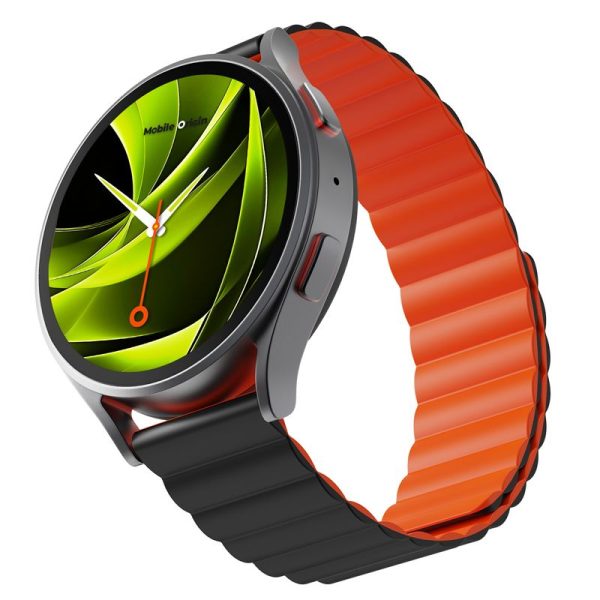 Mobile Origin Easy Strap Magnetic Watch 20mm Black/Orange (MO-ESM20-BLK-ORG) - Image 10
