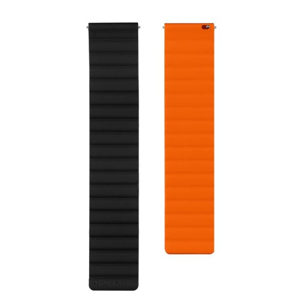Mobile Origin Easy Strap Magnetic Watch 22mm Black/Orange (MO-ESM22-BLK-ORG) - Image 7