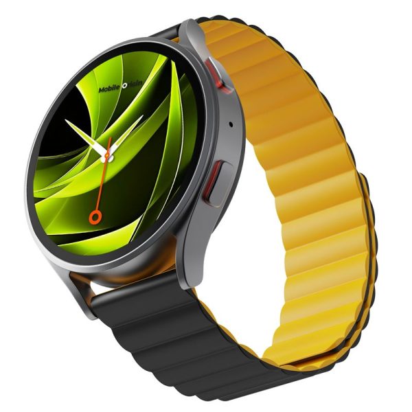 Mobile Origin Easy Strap Magnetic Watch 22mm Black/Yellow (MO-ESM22-BLK-YLW) - Image 7