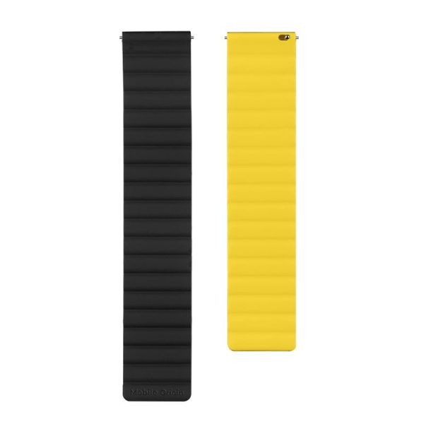 Mobile Origin Easy Strap Magnetic Watch 22mm Black/Yellow (MO-ESM22-BLK-YLW) - Image 8