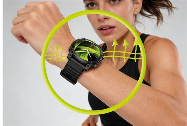 Mobile Origin Easy Strap Silicone Watch 20mm Black (MO-ESS-20-BLK) - Image 2