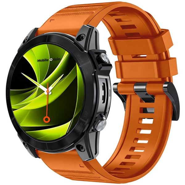 Mobile Origin Easy Strap Silicone Watch 22mm Orange (MO-ESS-22-ORG) - Image 6
