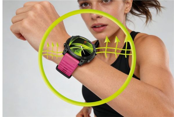 Mobile Origin Easy Strap Silicone Watch 22mm Pink (MO-ESS-22-PNK) - Image 2