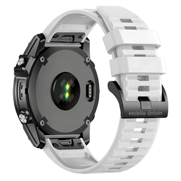 Mobile Origin Easy Strap Silicone Watch 22mm White (MO-ESS-22-WHT) - Image 13