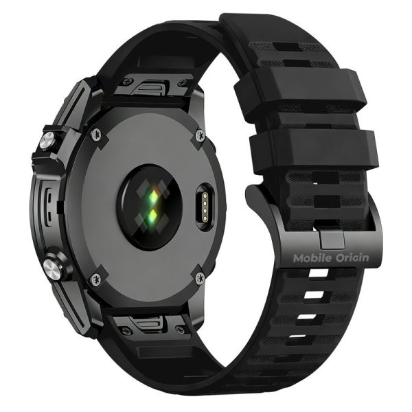 Mobile Origin Easy Strap Silicone Watch 26mm Black (MO-ESS-26-BLK) - Image 2