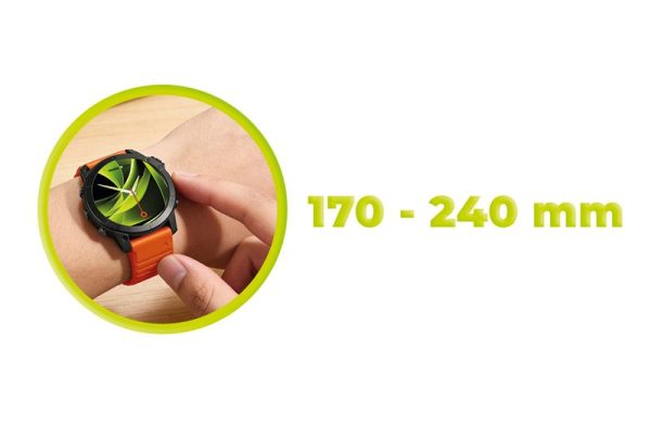 Mobile Origin Easy Strap Silicone Watch 26mm Orange (MO-ESS-26-ORG) - Image 4