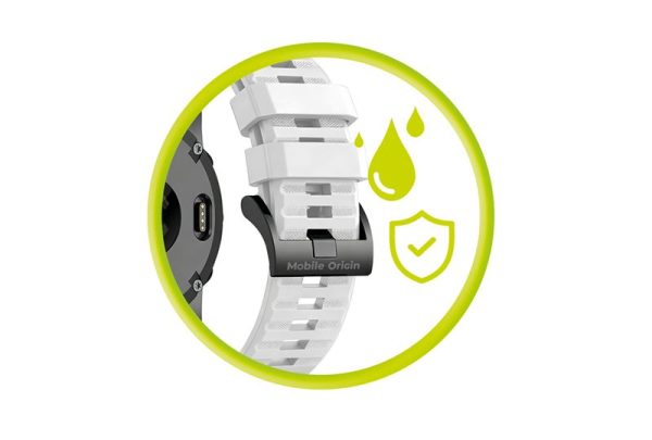 Mobile Origin Easy Strap Silicone Watch 26mm White (MO-ESS-26-WHT) - Image 4