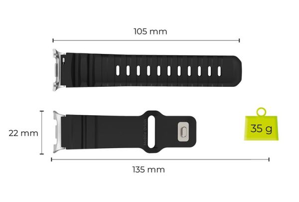 Mobile Origin Easy Strap Galaxy Watch 8 Black (MO-GW8-BLK) - Image 4