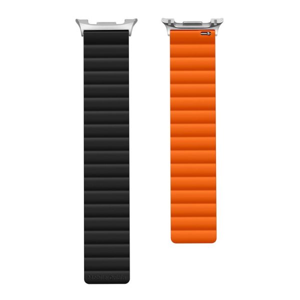 Mobile Origin Easy Strap Magnetic Galaxy Watch 8 Black/Orange (MO-MGW8-BLK-ORG) - Image 9