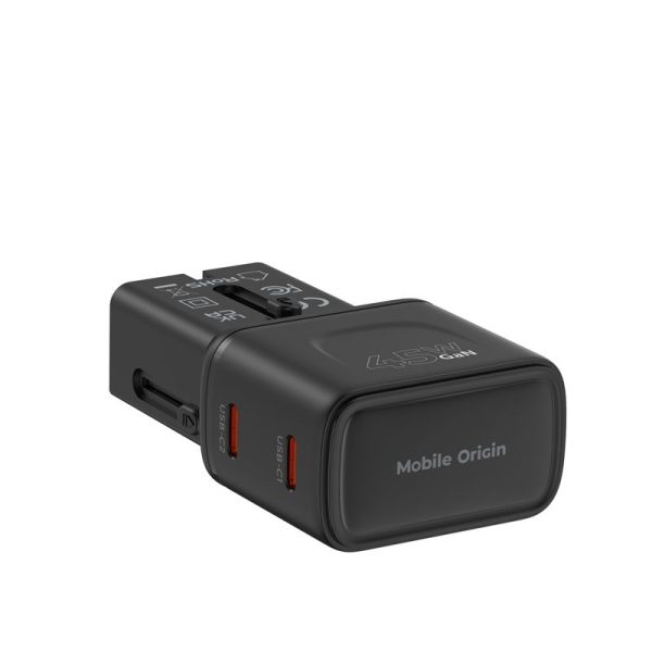 Mobile Origin 45W Travel Adapter EU/US/UK/AU PW26 Black (MO-PW26-BLK) - Image 10
