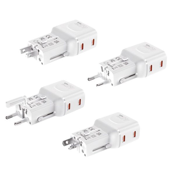 Mobile Origin 45W Travel Adapter EU/US/UK/AU PW26 white (MO-PW26-WHT) - Image 5