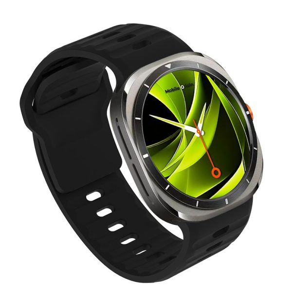 Mobile Origin Easy Strap Silicone Galaxy Watch Ultra 47mm Black (MO-SGWU-BLK) - Image 5