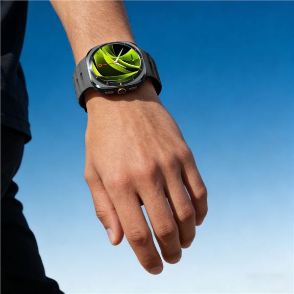 Mobile Origin Easy Strap Silicone Galaxy Watch Ultra 47mm Black (MO-SGWU-BLK) - Image 2