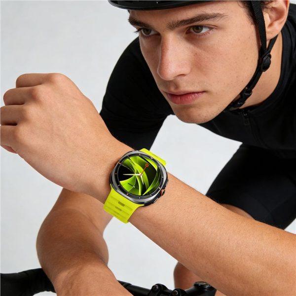 Mobile Origin Easy Strap Silicone Galaxy Watch Ultra 47mm Fluorescence Yellow (MO-SGWU-FYLW) - Image 10