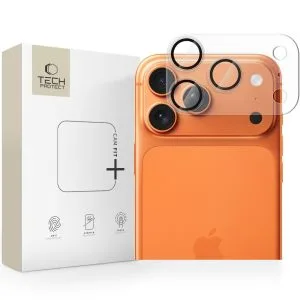 Προστασία φακών κάμερας Tech-Protect Camfull Fit+ Matte Clear για Apple iPhone 17 Pro