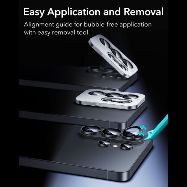 Προστατευτικό Φακών Κάμερας ESR Armorite Camera Protector – Samsung Galaxy S26 Ultra – Black - Image 7