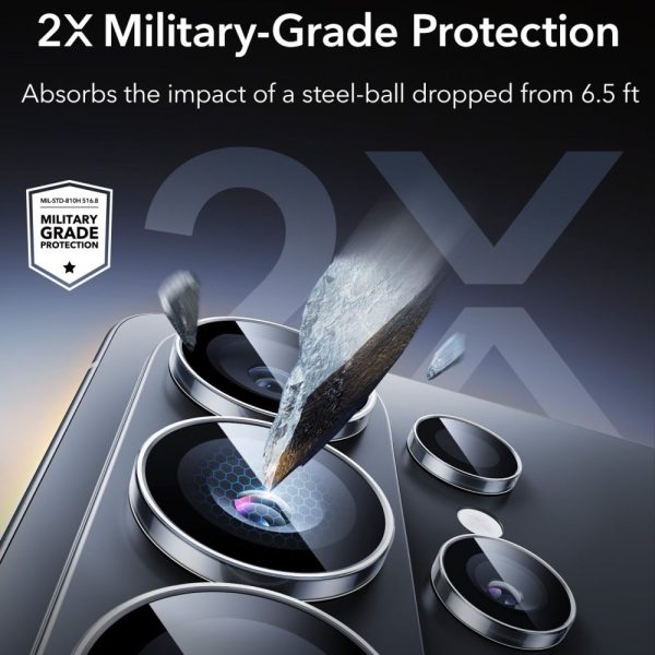 Προστατευτικό Φακών Κάμερας ESR Armorite Camera Protector – Samsung Galaxy S26 Ultra – Clear - Image 4