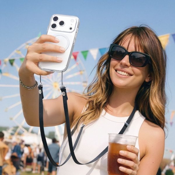 SPIGEN DA30L LANYARD STRAP CROSSBODY BLACK (AFA10614) - Image 12