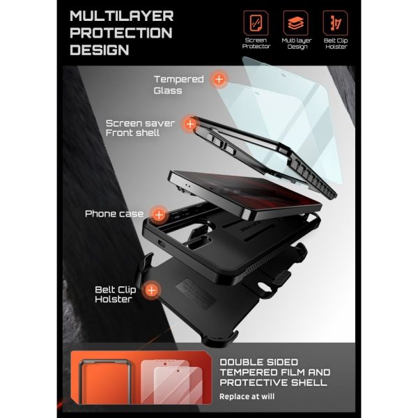SUPCASE UNICORN BEETLE PRO & TEMPERED GLASS 2-PACK GALAXY S26 ULTRA BLACK - Image 5